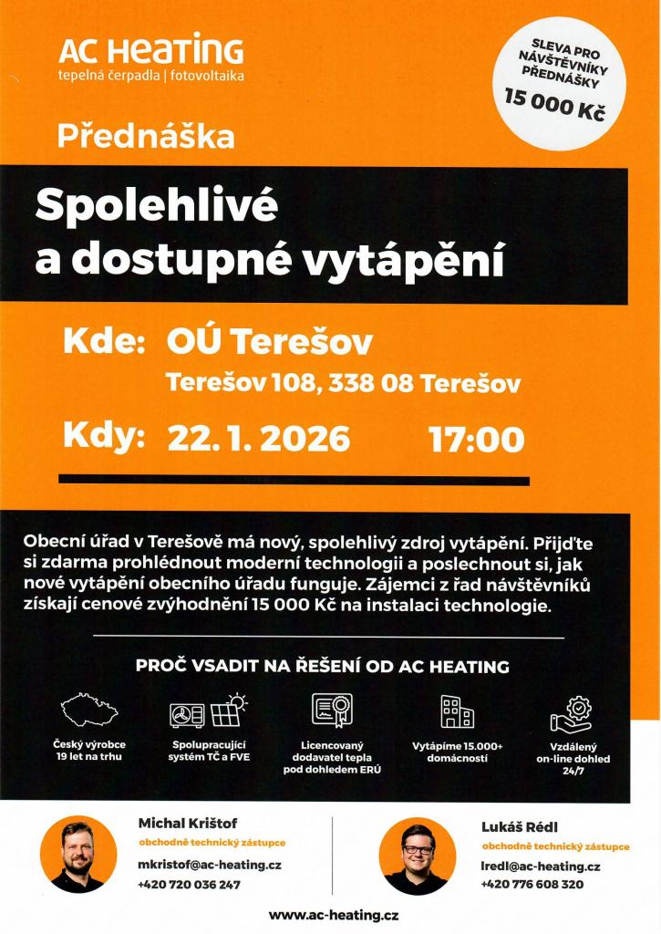 Pozvánka na přednášku